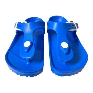 Birkenstock Kids Gizeh EVA Sandals - Scuba Blue (Size 30 EU / 12 US K)